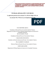 Nulidad, Separacion y Divorcio - Juan Montero Aroca PDF