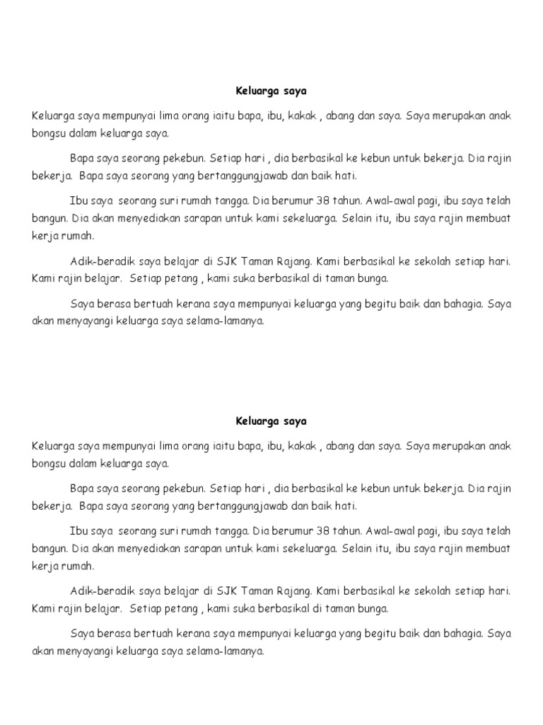 Keluarga Saya Pdf