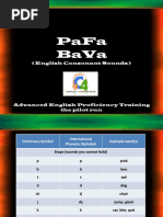 Pafa Bava: (English Consonant Sounds)