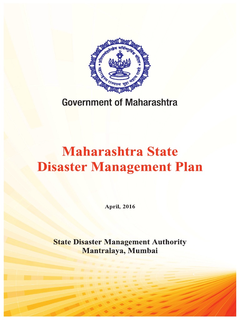 Maharashtra Disaster Management Plan 2016 | PDF | Emergency Management ...