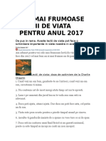 CELE MAI FRUMOASE LECTII DE VIATA PENTRU ANUL 2017.doc