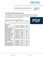 TI 660 1 PE 100 HDPE Special Fittings Material Data