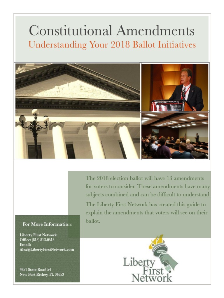 2018 Florida Constitutional Amendments Constitution Of Tennessee U