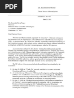 FBI Response Letter to HPSCI Nunes 6-22-18