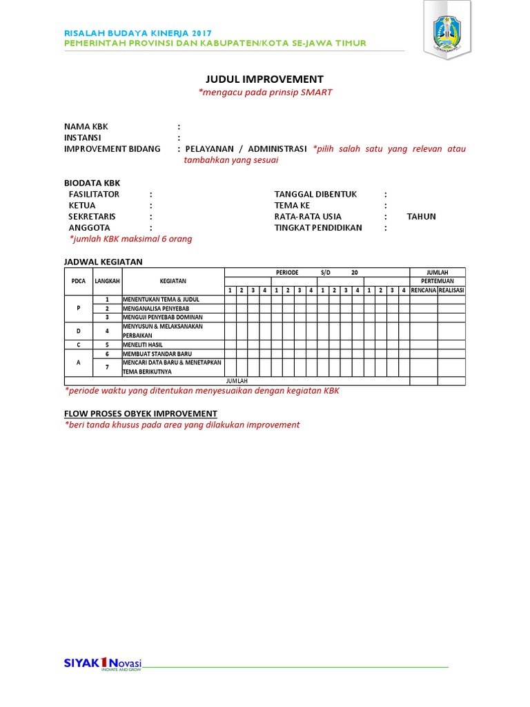 Template Risalah KBK | PDF