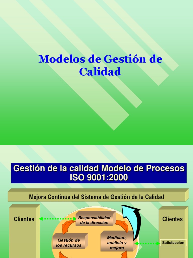 Modelos Gestion Calidad y Excelencia | PDF | Gestión de la calidad ...