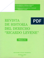 Revista Historia Del Derecho Argentina N°34