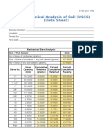 Excel Workbook No. 04 Mechanical Analysis
