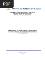 RESENHA a Importancia Do Planejamento Das Aulas Para a Organização Do Trabalho Docente