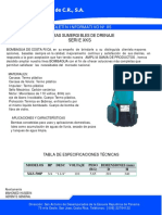 Bombas Sumergibles de Drenaje Serie XKS PDF