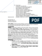 Resolución judicial sobre división de bienes e integración de sucesión al proceso