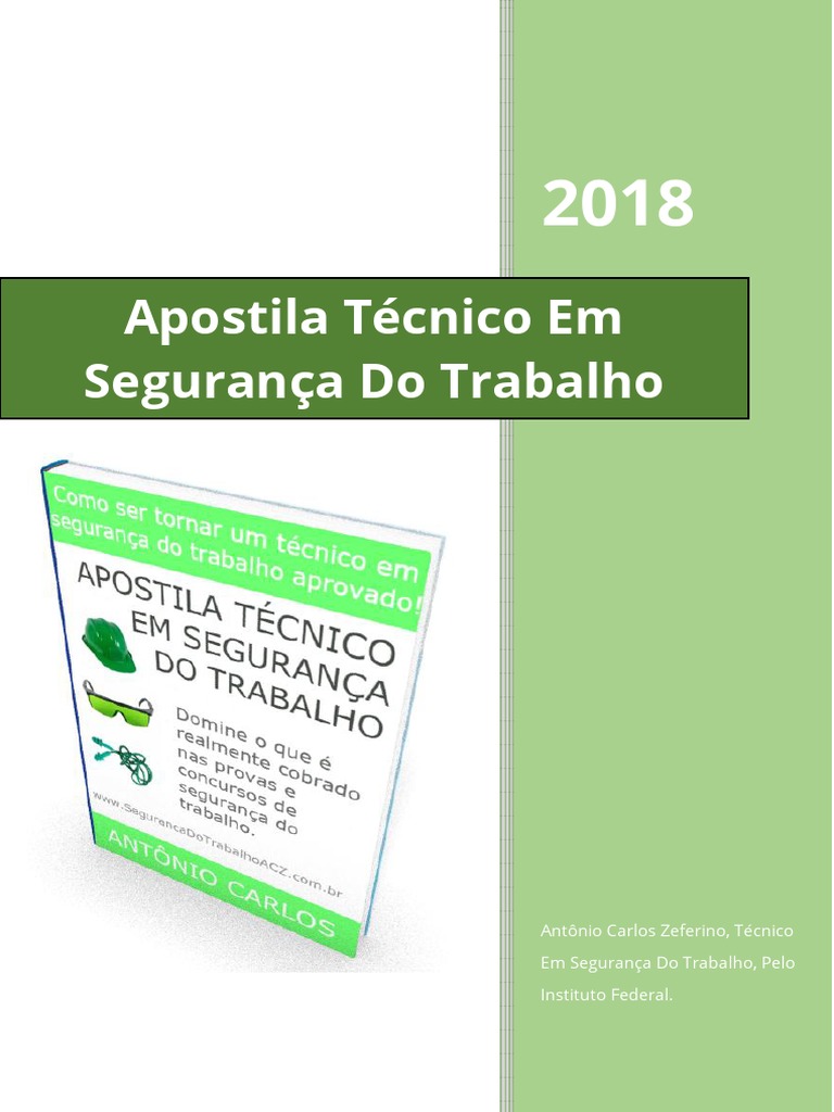 Apostila Completa de Segurança do Trabalho | PDF | Tempo | Fatores ...