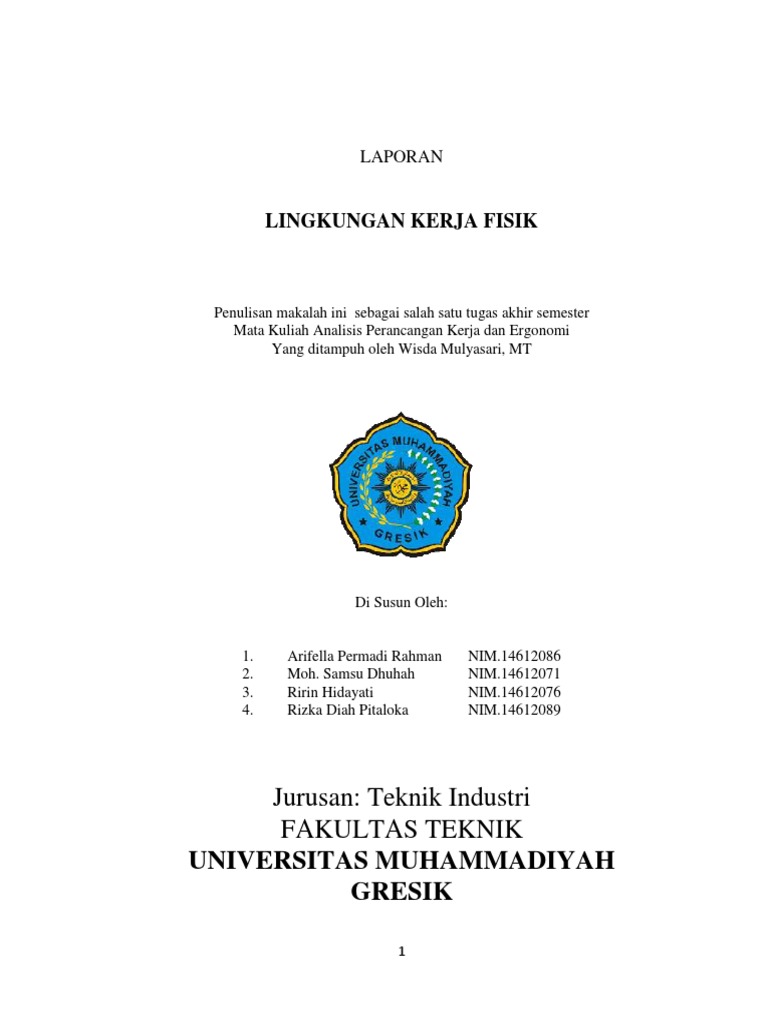 Lingkungan Kerja Fisik