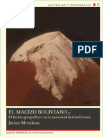 El Macizo Boliviano - Jaime Mendoza
