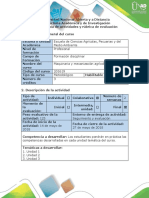 Guía actividades evaluación curso Maquinaria agrícola