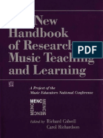 The New Handbook of Research On Music Teaching and Learning A Project of The Music Educators National Conference