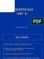 Existencias NIC 2