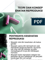 Teori Dan Konsep Kesehatan Reproduksi