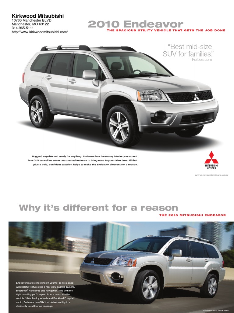 2010 Mitsubishi Endeavor Kirkwood Mitsubishi MO | Vehicle Industry | Airbag