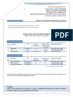 11 - Rezultat Analiza Apa Potabila - 06 Noiembrie 2017 PDF