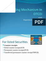 Trading Mechanism in OTCEI