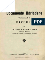 1926 Documente Bârlădene Vol 5 PDF