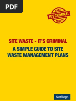 Site Waste Management Plan