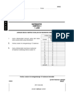 Matematik Kertas 2 Soalan