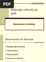 Hofstede - Dimensiuni Culturale