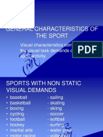General Characteristics of The Sport