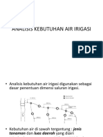 Pert 5 Dan 6. Analisis Kebutuhan Air Irigasi