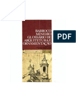 FJP. Livro Barroco Mineiro - Glossário de Arquitetura e Ornamentação PDF