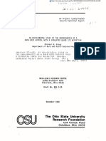 AN EXPERIMENTAL STUDY OF THE AERODYNAMICS OF A NACA 0012 