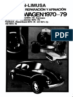 Chilton Limusa Manual Reparacion Afinacion Volkswagen 1970 1979