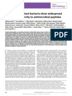 Lázár Et Al. - 2018 - Collateral Sensitivity To Antimicrobial Peptides - Nature Microbiology PDF