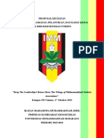 Proposal Sertijab Pelantikan Raker 2015