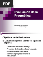 Evaluacion de La Pragmatica