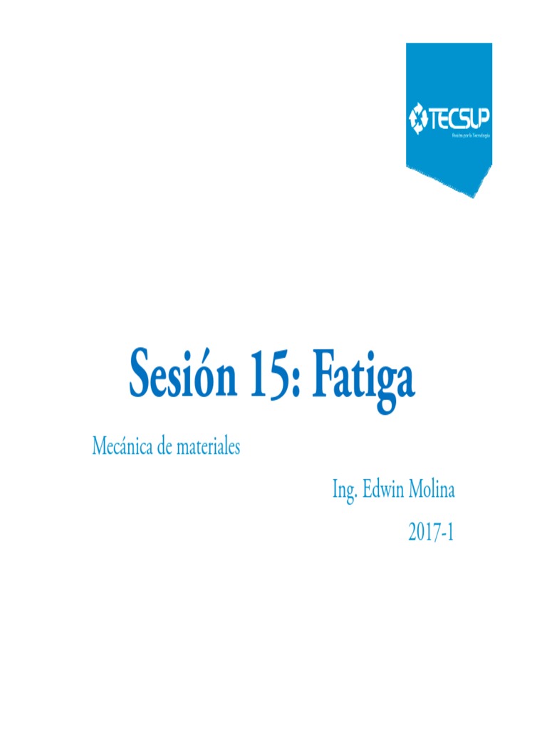 Fatiga en Elementos de Máquina | PDF | Fatiga (material) | Ingeniería ...
