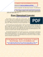 Hyper Dimensional Generator: If On The Internet, Press On Your Browser To Return To