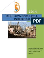 Directiva 005-2014-InDECI Formatos Reporte Simulacro