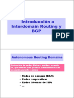 Introducción A Interdomain Routing y BGP