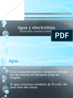 Agua y electrolitos en el cuerpo humano