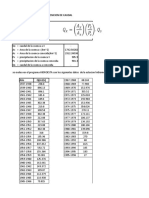 Transposición de caudal y cálculo de socavación