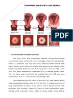 Pentingnya Pemberian Vaksin HPV Pada Remaja
