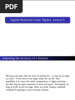 Applied Numerical Linear Algebra. Lecture 5