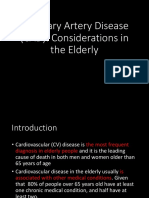 Coronary Artery Disease (CAD) : Considerations in The Elderly