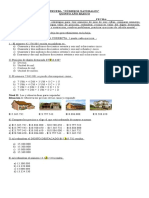 Prueba de números naturales 5to básico