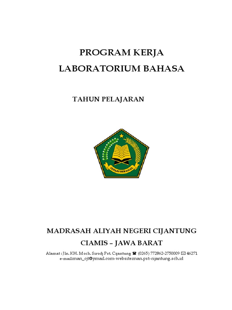 Program Kerja Lab. Bahasa PDF