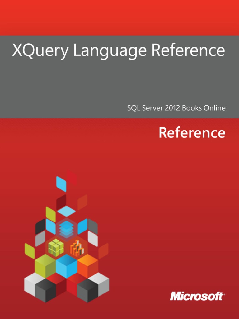 XQuery Language Reference PDF | PDF | Xml Schema | Xml
