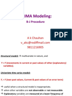 ARIMA Modeling B-J Procedure